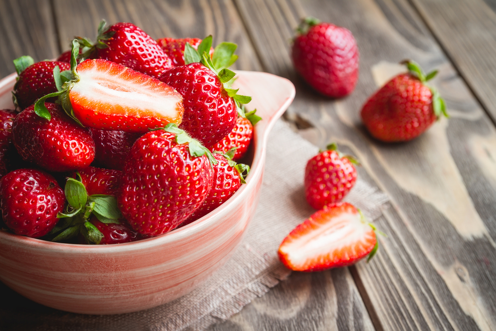 bowl of strawberries